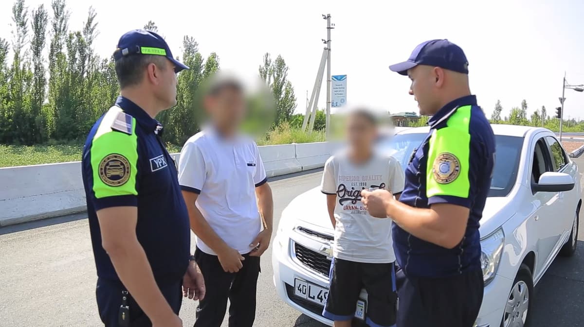 Katta yo‘lda Cobalt avtomobilini boshqarib yurgan 13 yoshli bola aniqlandi