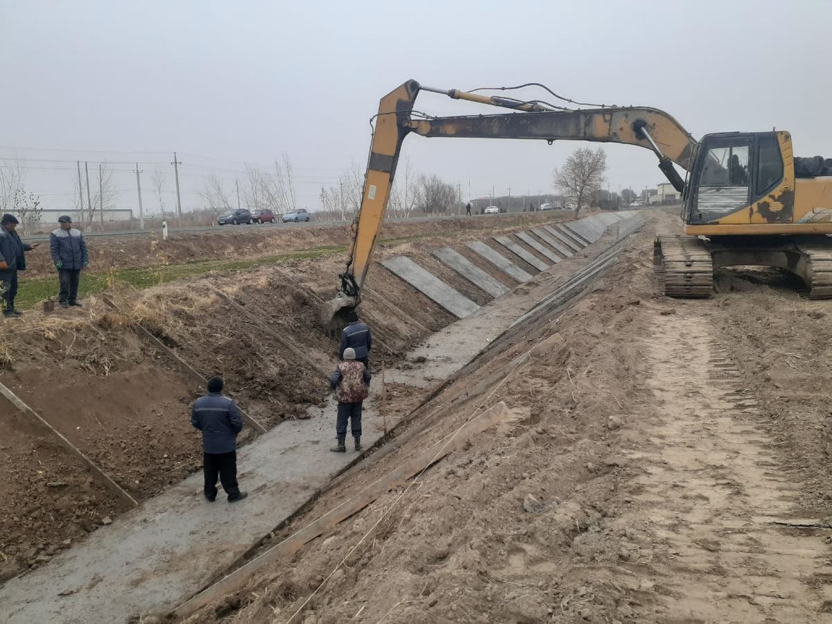 Suv yo‘qotilishi yuqori kanallar rekonstruksiya qilinadi va betonlashtiriladi