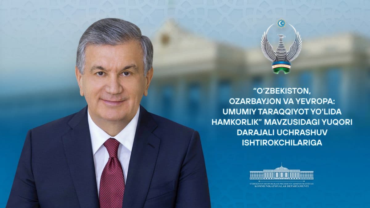 Yaqin oylarda Yevropa Ittifoqi bilan Kengaytirilgan sheriklik va hamkorlik to‘g‘risidagi bitimni imzolaymiz - Shavkat Mirziyoyev