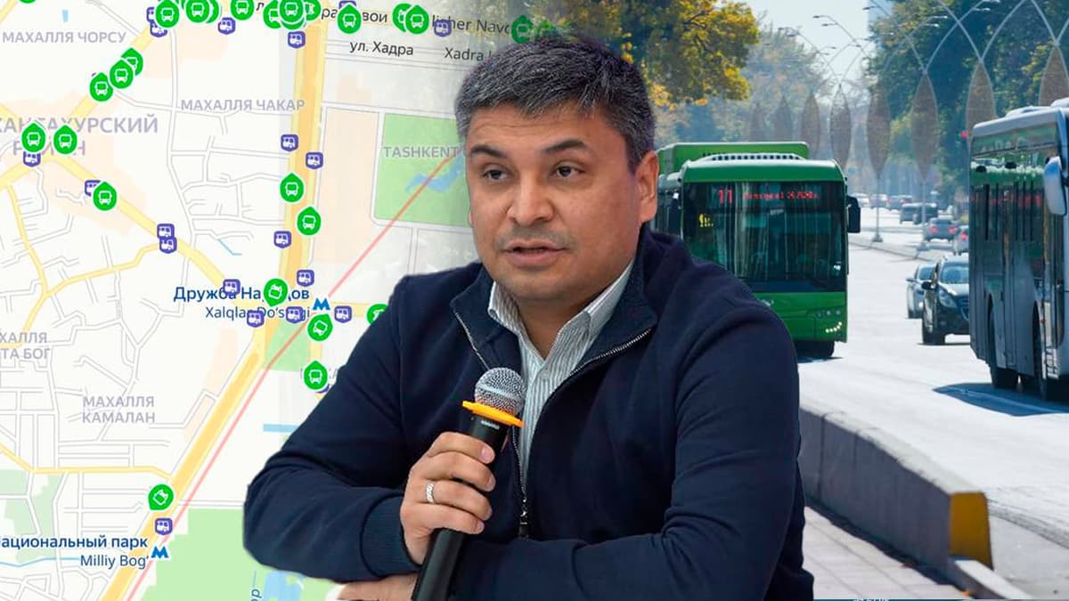 Из-за пробок в Ташкенте интервал движения автобусов увеличивается до 45 минут – Главное управление транспорта