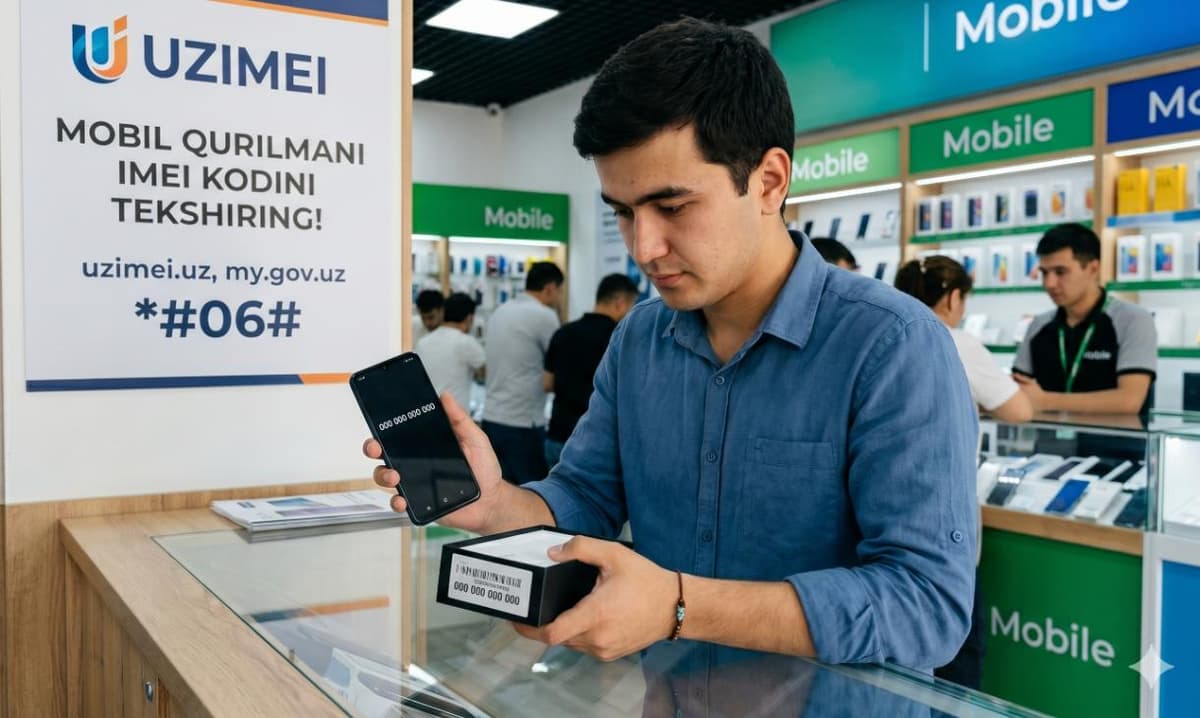 Телефон сотиб олишдан олдин IMEI кодини текширинг