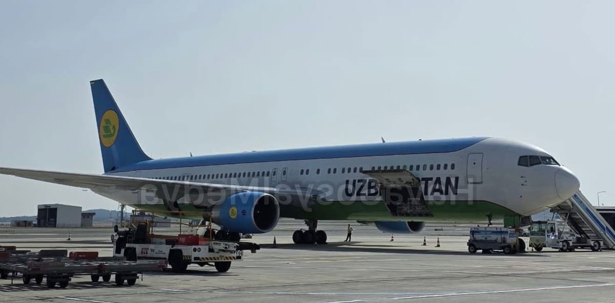 Истанбулдан учган Uzbekistan Airways самолётидаги носозлик бўйича маълумот берилди