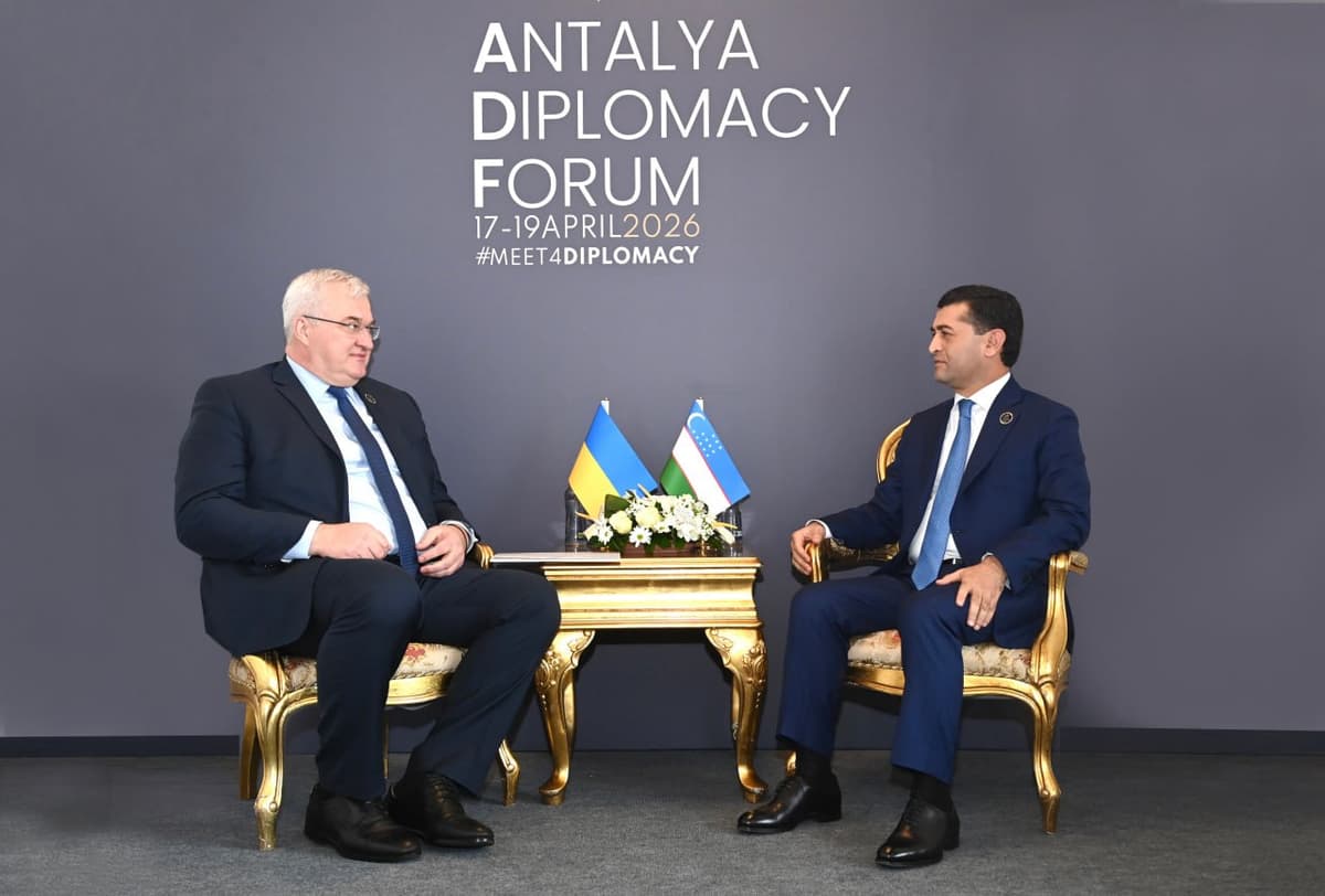 Ўзбекистон ташқи ишлар вазири Украина ташқи ишлар вазири билан учрашув ўтказди