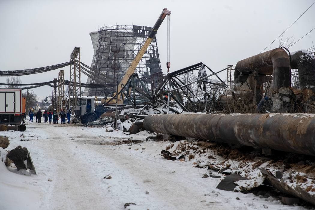 Кличко: Киевда қарийб 1400 та уй иссиқликсиз қолмоқда