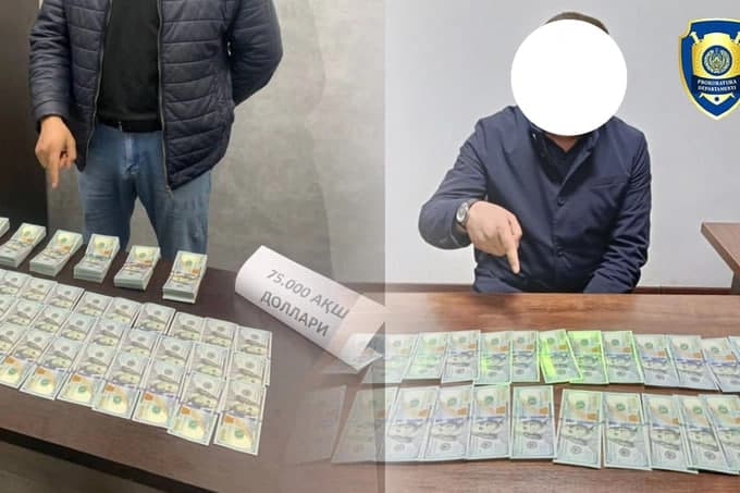Тошкентда АҚШга виза олиб бериш ваъдаси билан 75 минг доллар олган шахс ушланди
