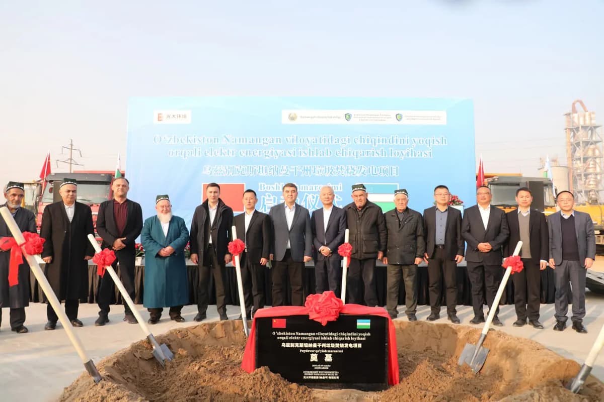 Namangan begins construction of $141.5 million waste-to-energy plant
