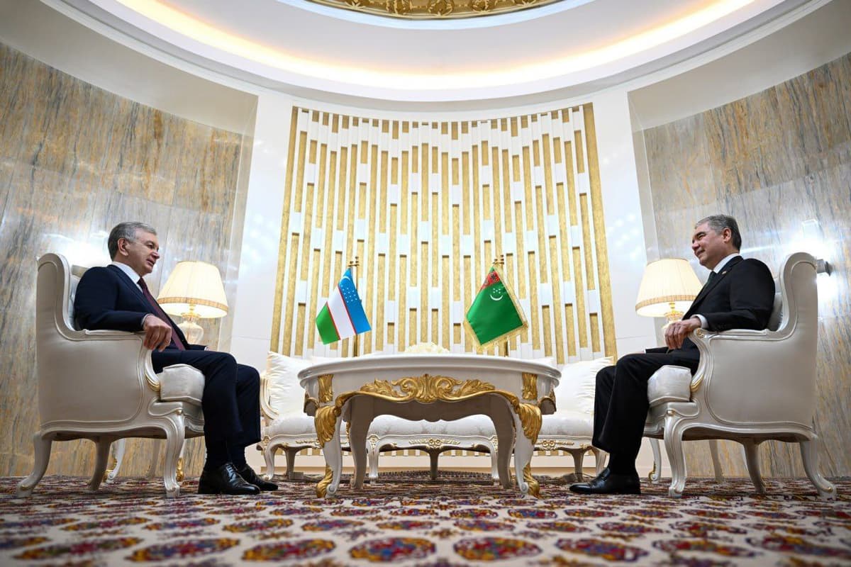 Turkmanistonda Shavkat Mirziyoyev va Gurbanguli Berdimuhamedovning muzokaralari bo‘lib o‘tdi