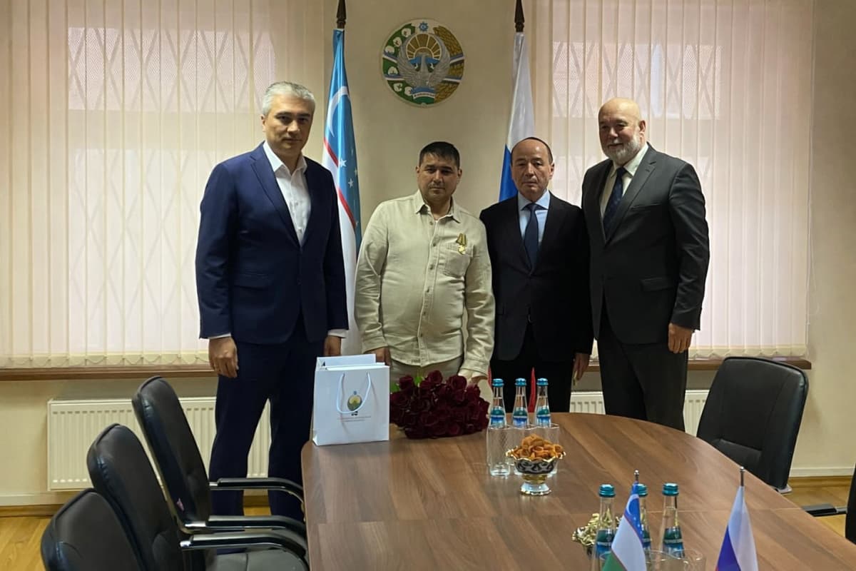 Xayrulla Ibodullayevga «Jasorat» medali tantanali topshirildi