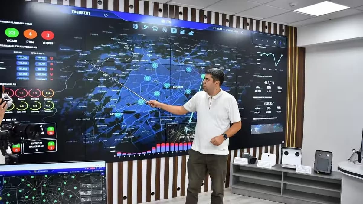 Tashkent launches AI center to combat traffic jams and enhance road safety