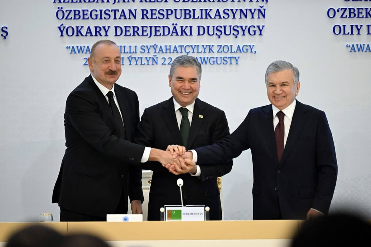 Uzbekistan, Turkmenistan and Azerbaijan agree to expand cooperation on transit corridors