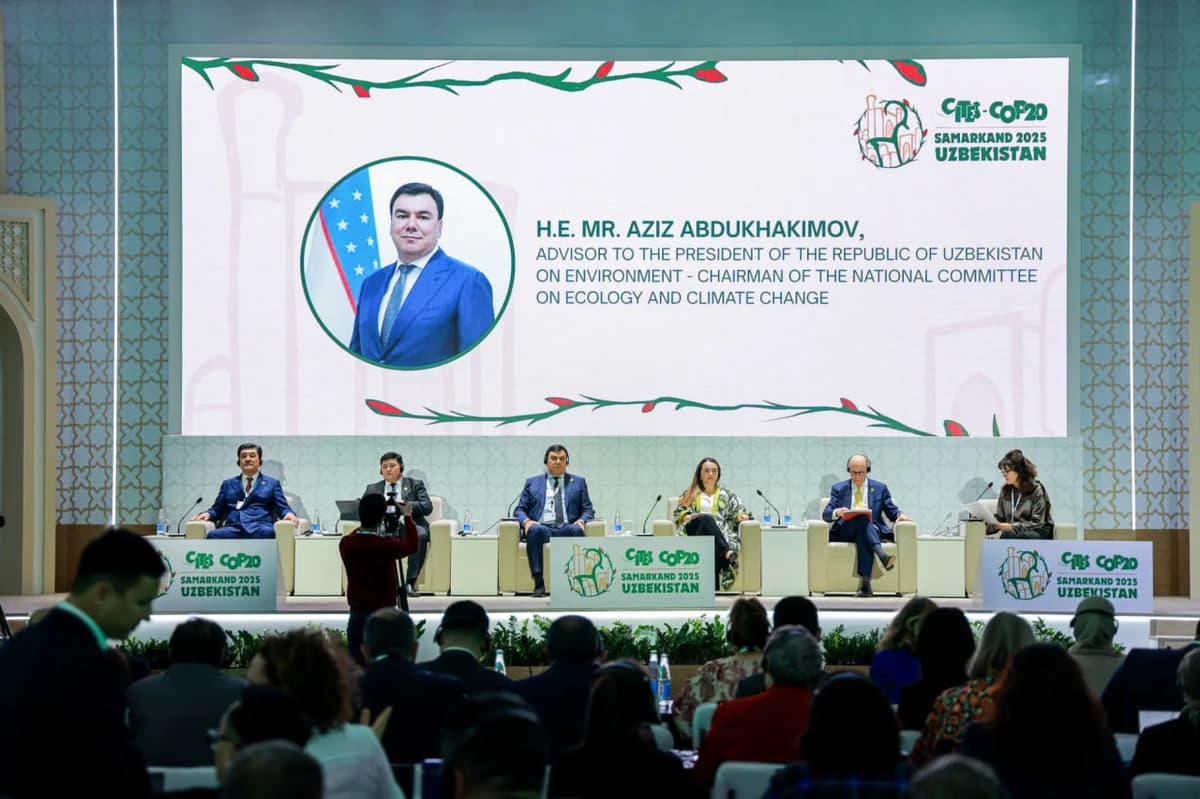 Markaziy Osiyo davlatlari yovvoyi tabiatni himoya qilish bo‘yicha Samarqand deklaratsiyasini imzoladi