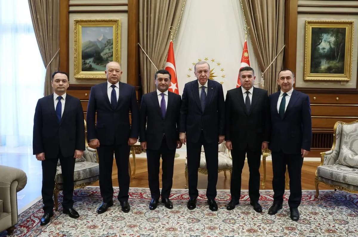 Erdo‘g‘an O‘zbekiston tashqi ishlar vaziri va kuch tuzilmalari rahbarlarini qabul qildi
