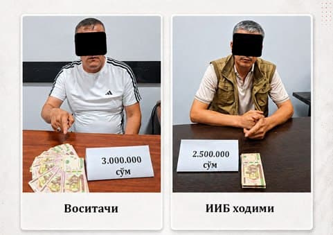 Qashqadaryoda IIB xodimi pora bilan ushlandi