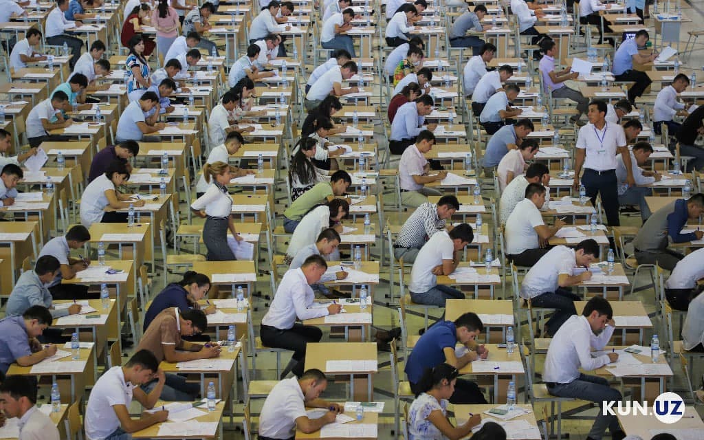 O‘zbekiston bo‘ylab qabul test sinovlari boshlandi