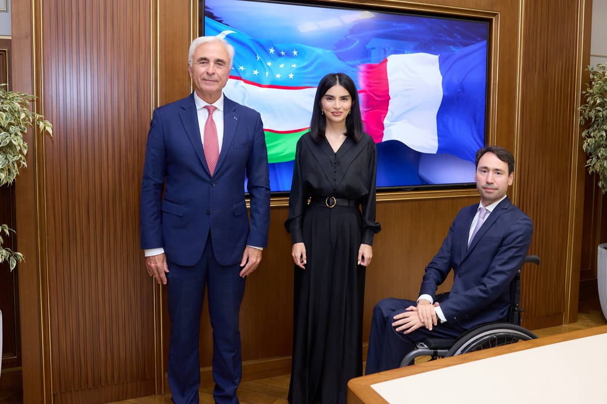 Saida Mirziyoyeva meets with leaders of major French companies