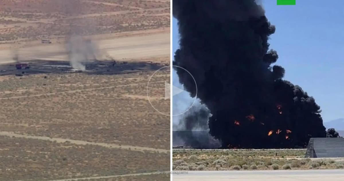 Kaliforniyada AQShning B-52 strategik bombardimonchisi quladi