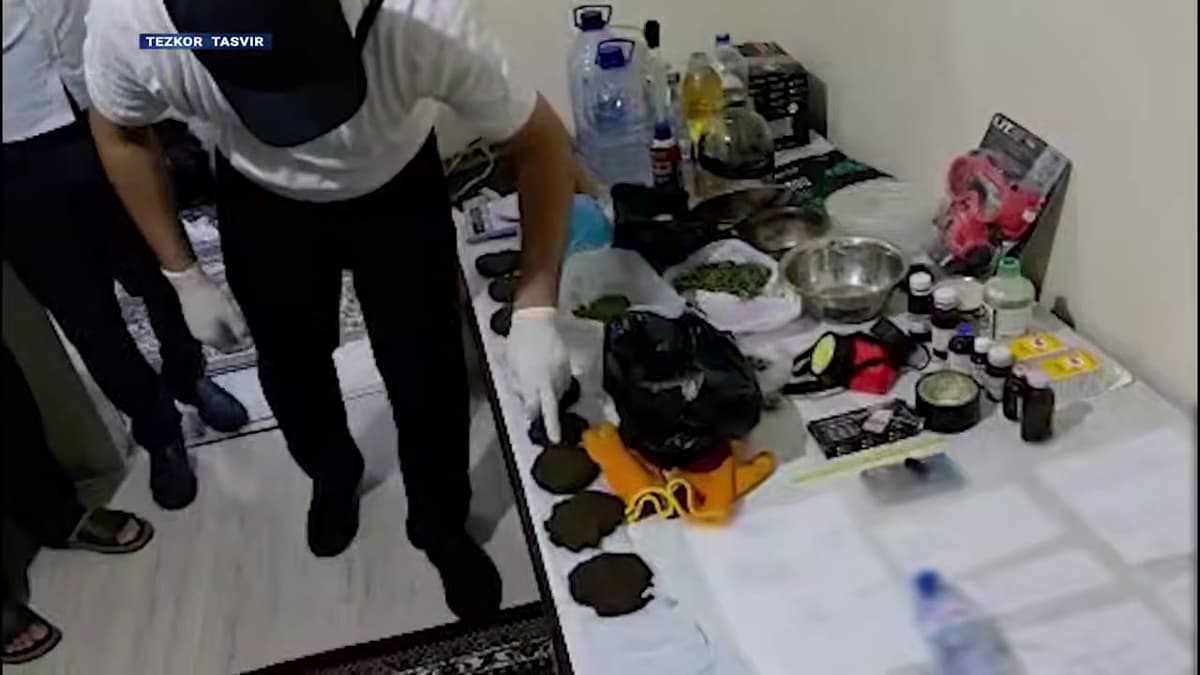 Наманганда нарколаборатория фош этилди