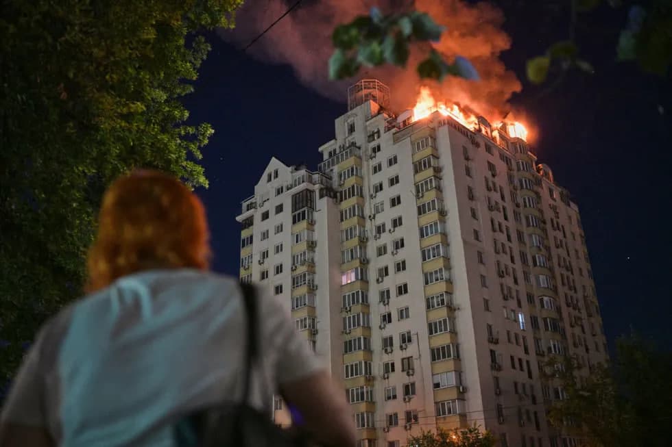 Россия Киевга вайронкор зарбалар йўллади – суратлар