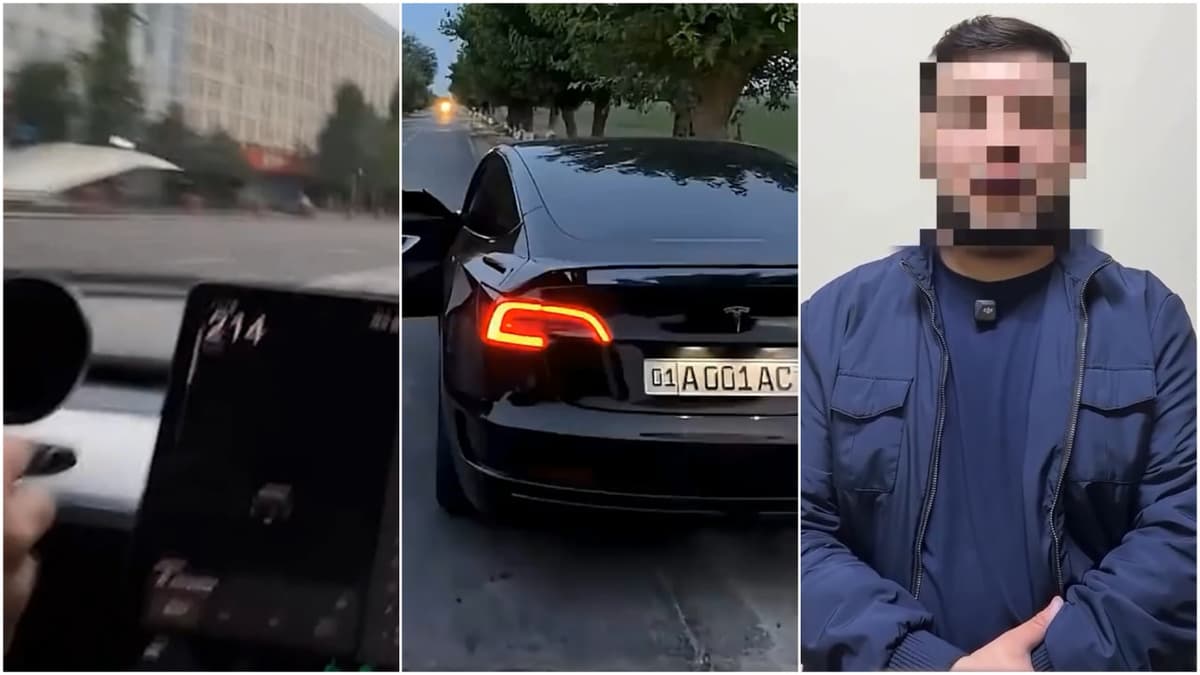Тошкентда Tesla’ни юқори тезликда бошқарган ҳайдовчига чора кўрилди