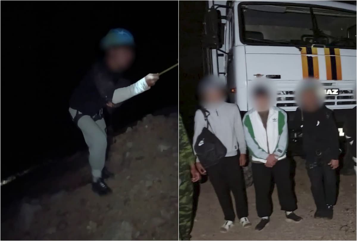 Chimyon tog‘ida adashib qolgan 4 nafar fuqaro qutqarildi