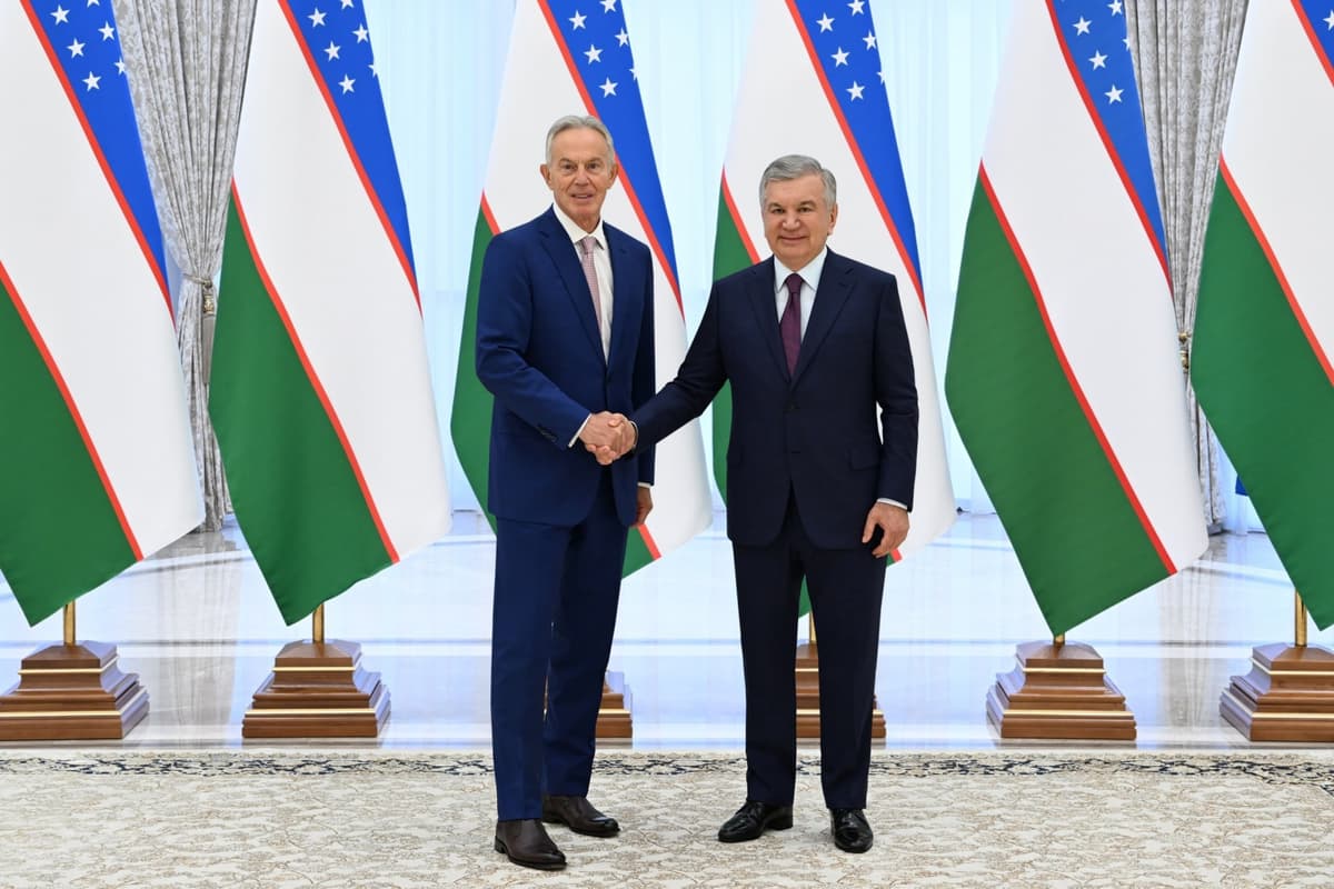 Shavkat Mirziyoyev va Toni Bler hamkorlikni rivojlantirish istiqbollarini muhokama qildi