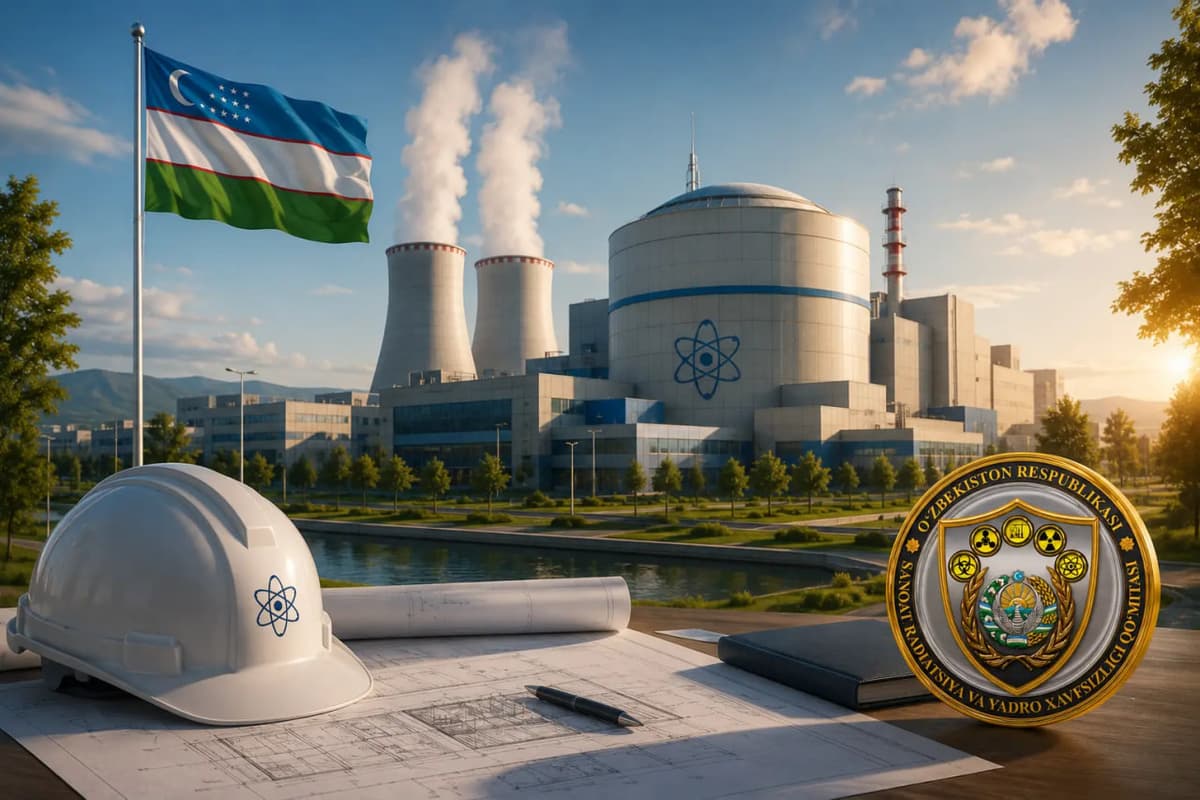 O‘zbekiston RITM-200N reaktorli AES energiya blokini qurish uchun litsenziya berdi