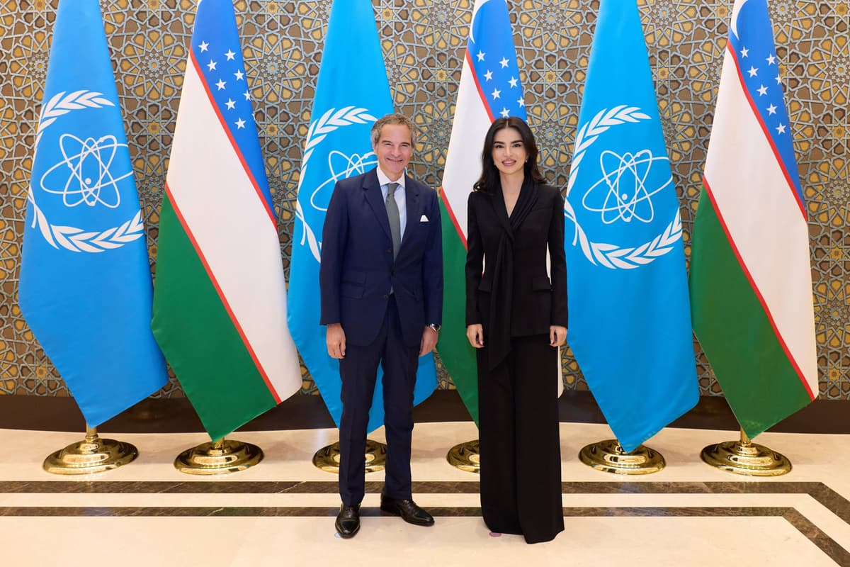 IAEA chief arrives in Tashkent, reaffirms support for Uzbekistan’s nuclear energy program
