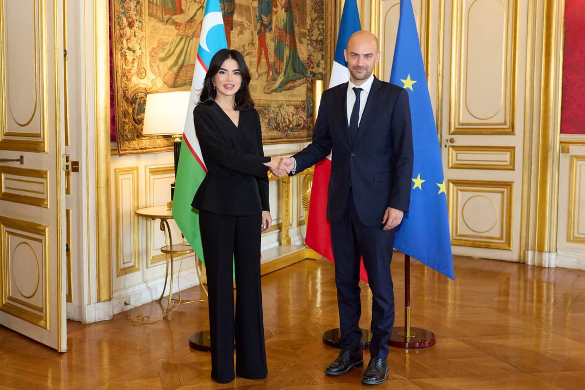 Saida Mirziyoyeva holds talks with French Foreign Minister Jean–Noël Barrot
