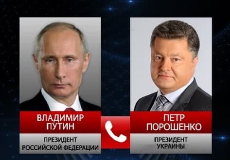 Poroshenko Putin bilan gaplashdi