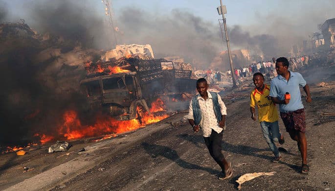 Somalidagi teraktlar tufayli halok bo‘lganlar soni 38 kishiga yetdi