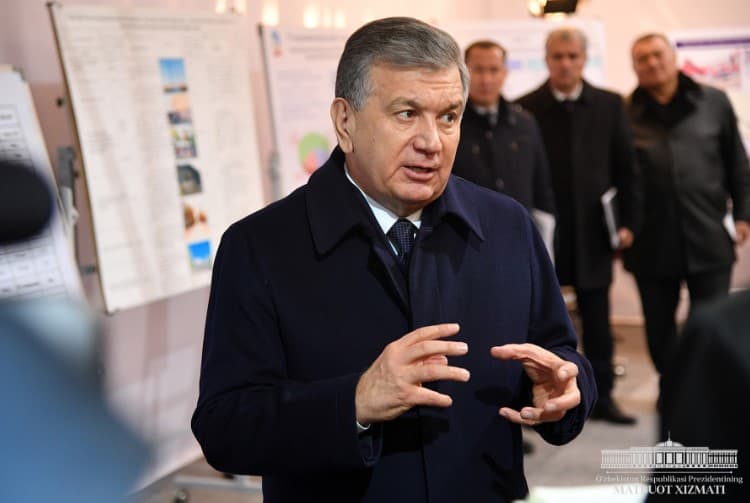 Shavkat Mirziyoyev Taxiatosh tumaniga tashrif buyurdi
