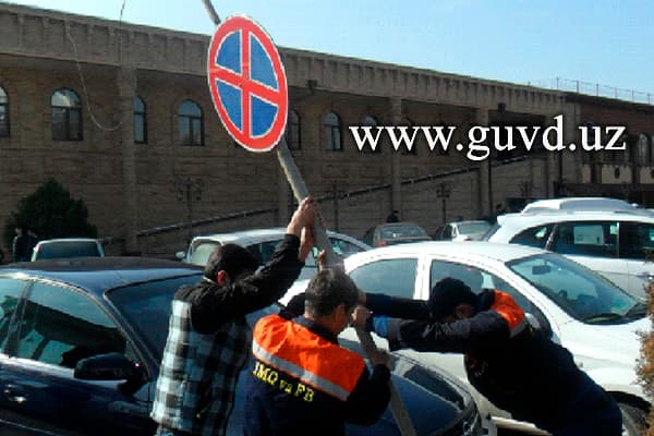 Toshkent IIBB yo‘l belgilarini xatlovdan o‘tkazmoqda