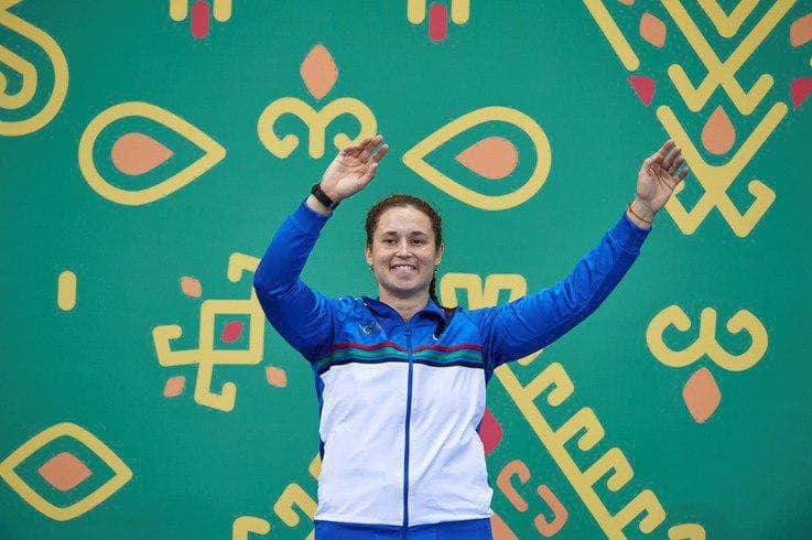 O‘zbekistonlik Yelena Smolyanova Osiyo chempionatida yadro uloqtirish buyicha oltin medalni qo‘lga kiritdi