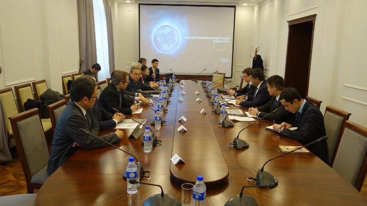 POSCO Daewoo bilan Hi-Tech City bo‘yicha bitim imzolandi