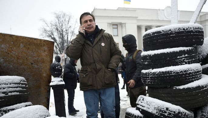 Saakashvili Lugansk politsiyasi sobiq boshlig‘ining uyida ushlangan