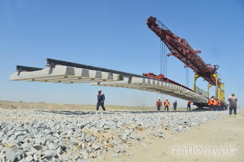 O‘zbekistonda 2018 yilda yana 90 km yangi temir yo‘l barpo etiladi