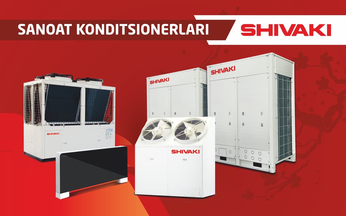 Shivaki sanoat konditsionerlari: O‘zbekiston bo‘ylab 100 dan ortiq muvaffaqiyatli loyihalar
