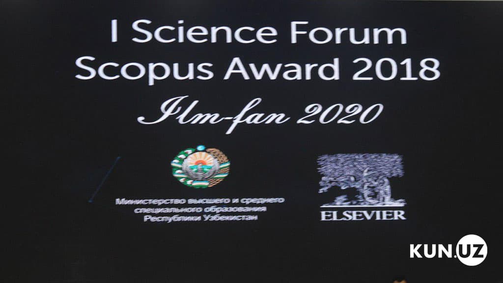 Scopus Awards 2018 forum took place in Tashkent to honor best scholars of the year (photo)