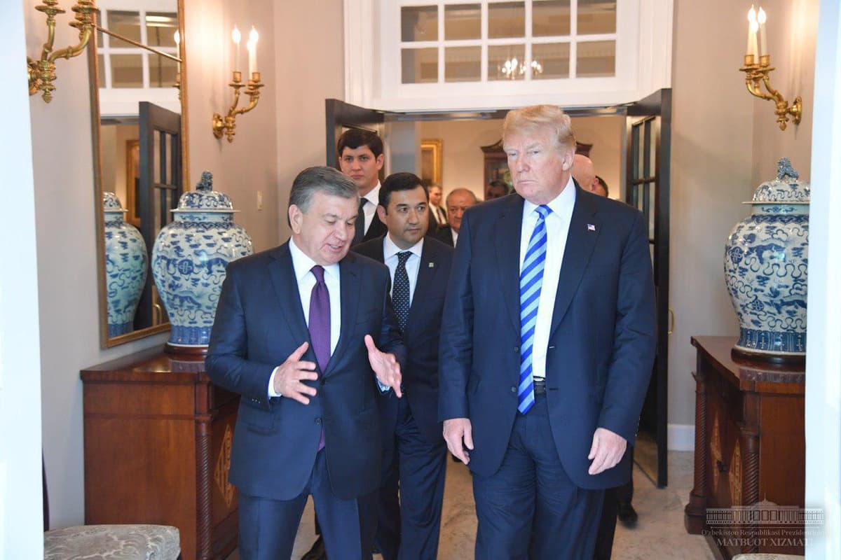 Трамп Ўзбекистон билан муносабатлар янги босқичга чиққанига ишонч билдирди