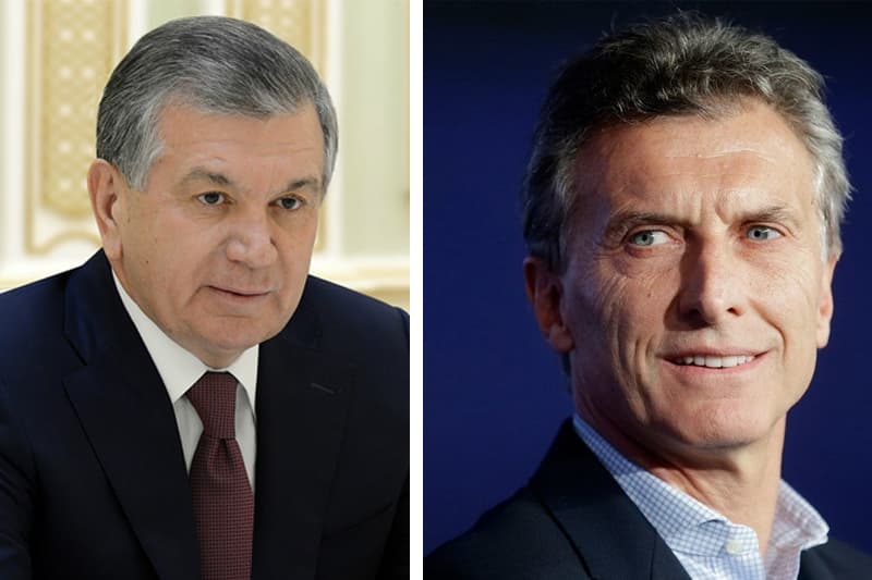 Shavkat Mirziyoyev Maurisio Makrini tabrikladi