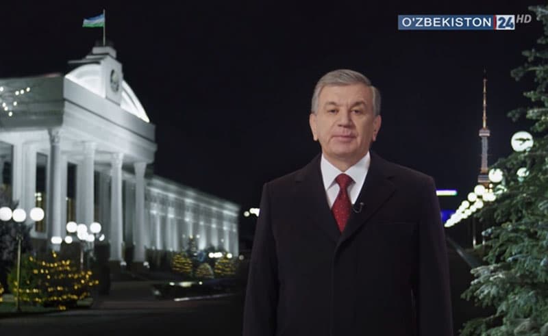 Shavkat Mirziyoyev O‘zbekiston xalqini yangi yil bilan tabrikladi