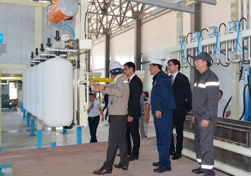 O‘zbekistonda suyultirilgan gaz uchun yangi ballonlar ishlab chiqarila boshlandi