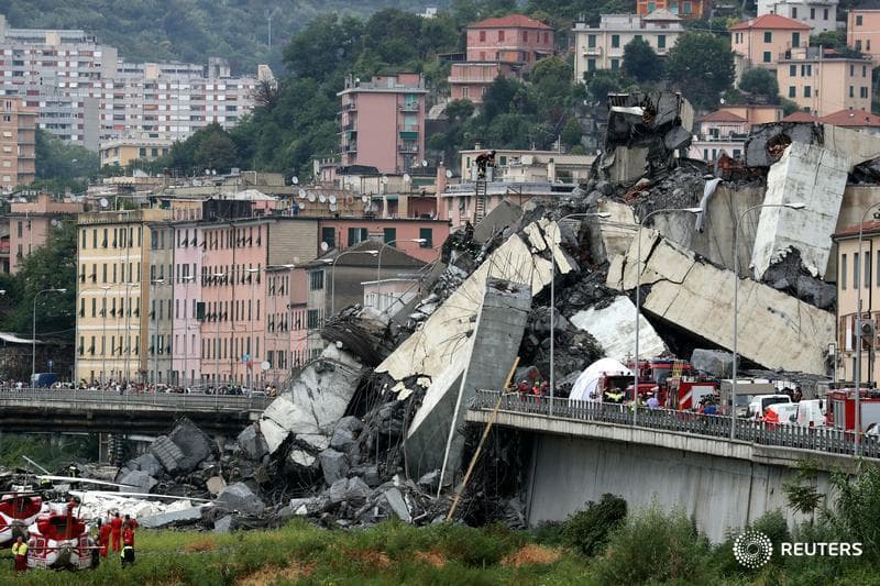Italiyada fojia. Qurbonlar soni 30 nafarga yetdi