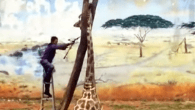 Hayvonot bog‘idagi jirafa bema'ni tasodif sababli nobud bo‘ldi (video)