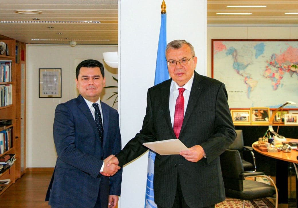 Sherzod Asadov presents credentials to UN Deputy Secretary-General