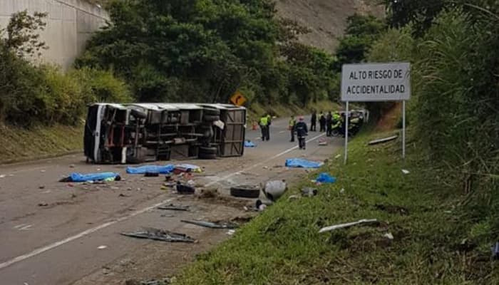 Колумбияда баскетбол жамоаси автоҳалокатга учради
