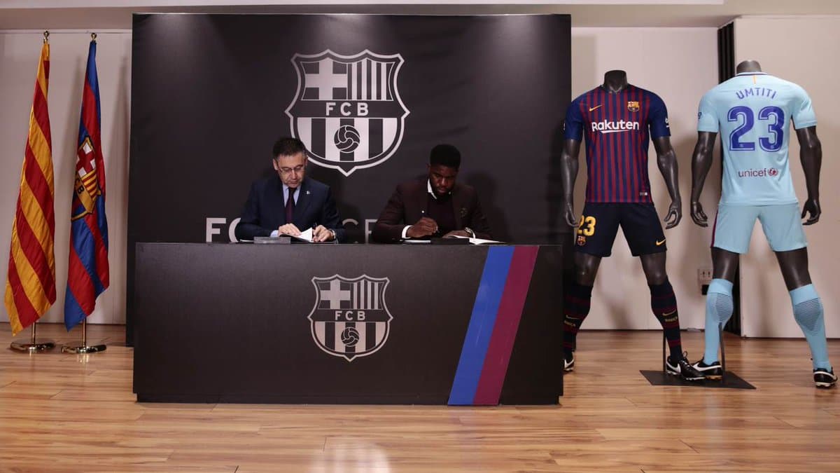 "Barselona" Umtiti bilan shartnomani uzaytirdi