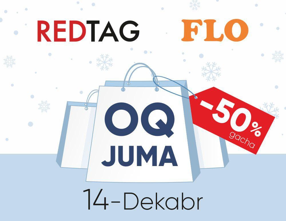 REDTAG va FLO do‘konlarida «Oq juma» aksiyasi o‘tkaziladi
