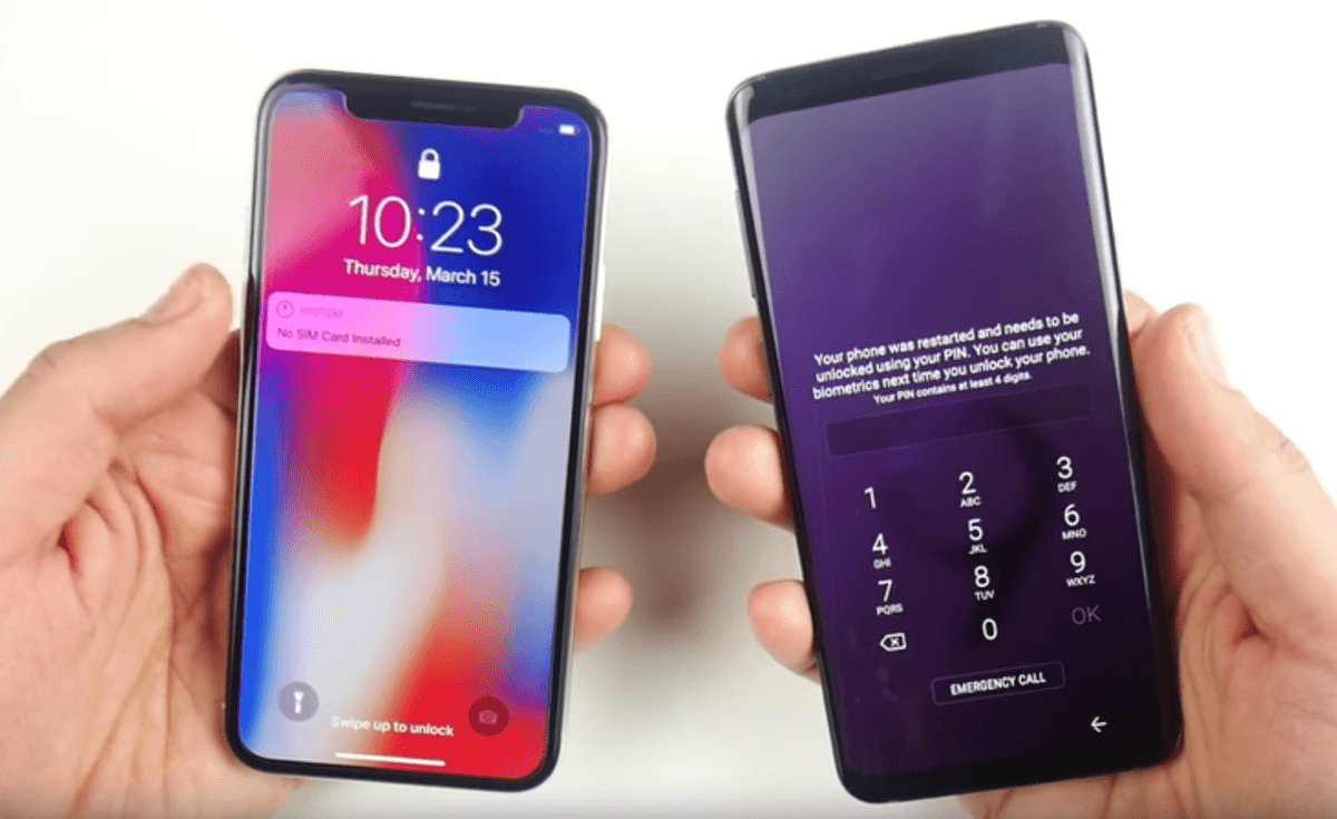 Videobloger iPhone X va Galaxy S9'ni taqqosladi