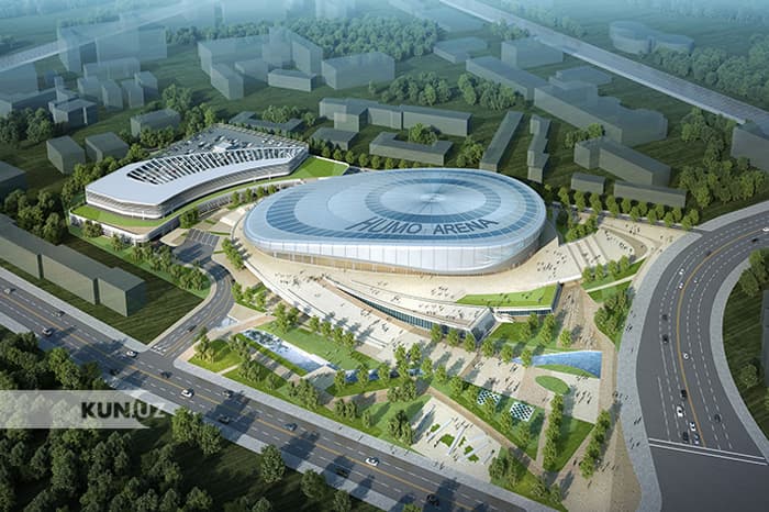 Стали известны новые сроки окончания строительства ледового комплекса Humo Arena